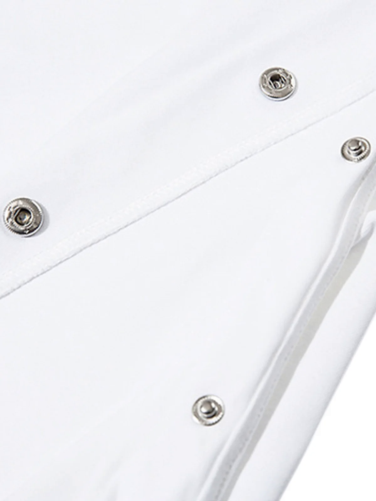 Towel Embroidered Letter Side Button Vest