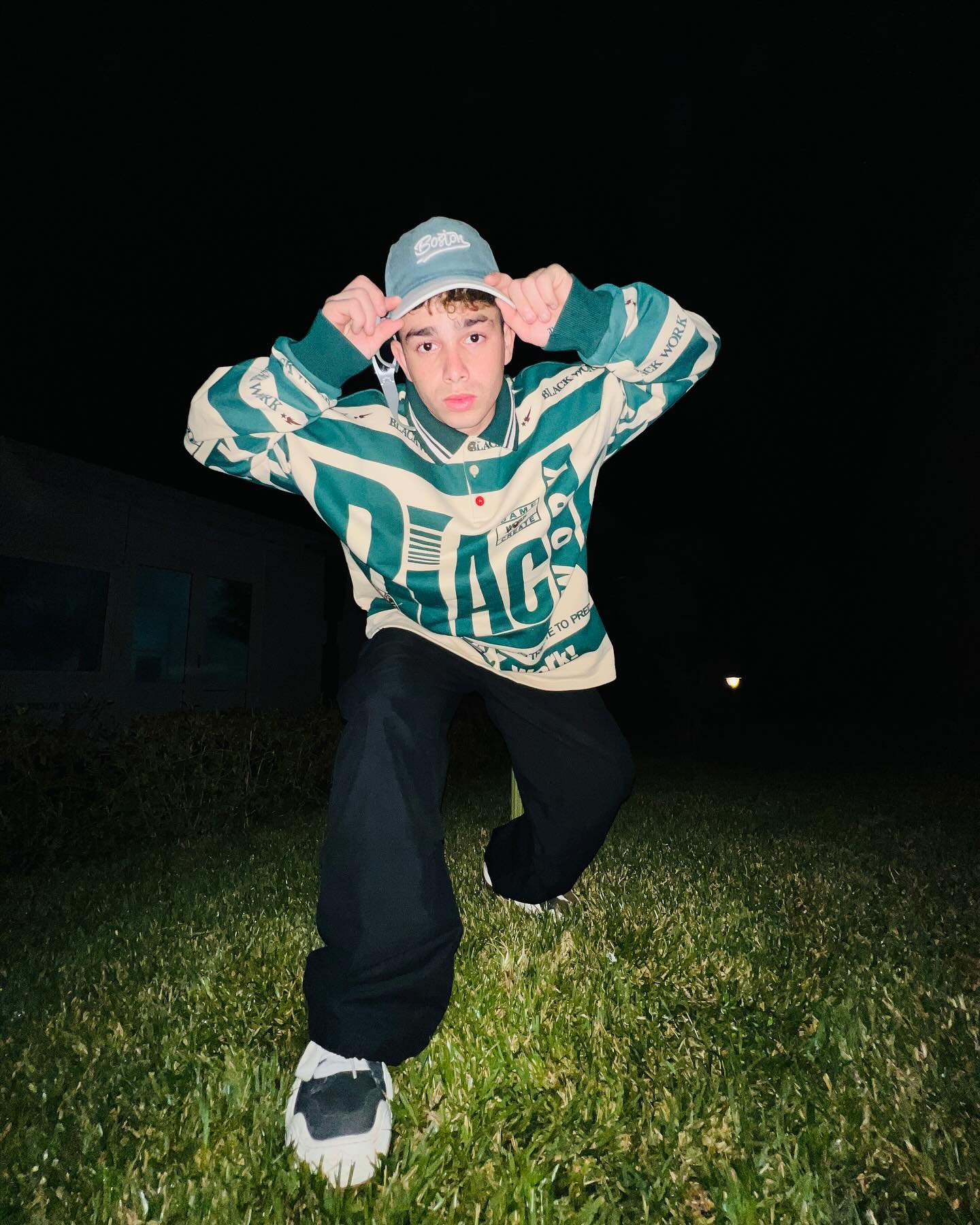 Retro Typography Polo Tee -1252