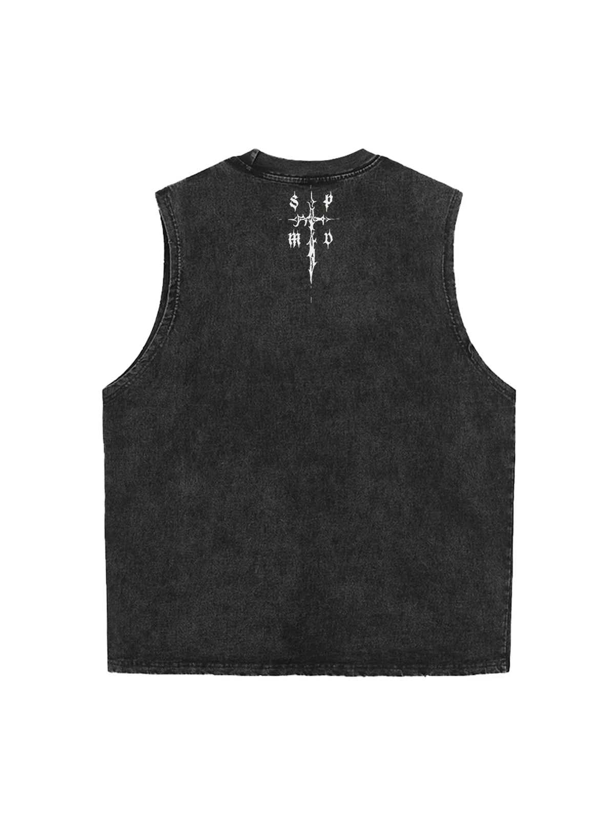 Original Edgy Cross Graphic Vest