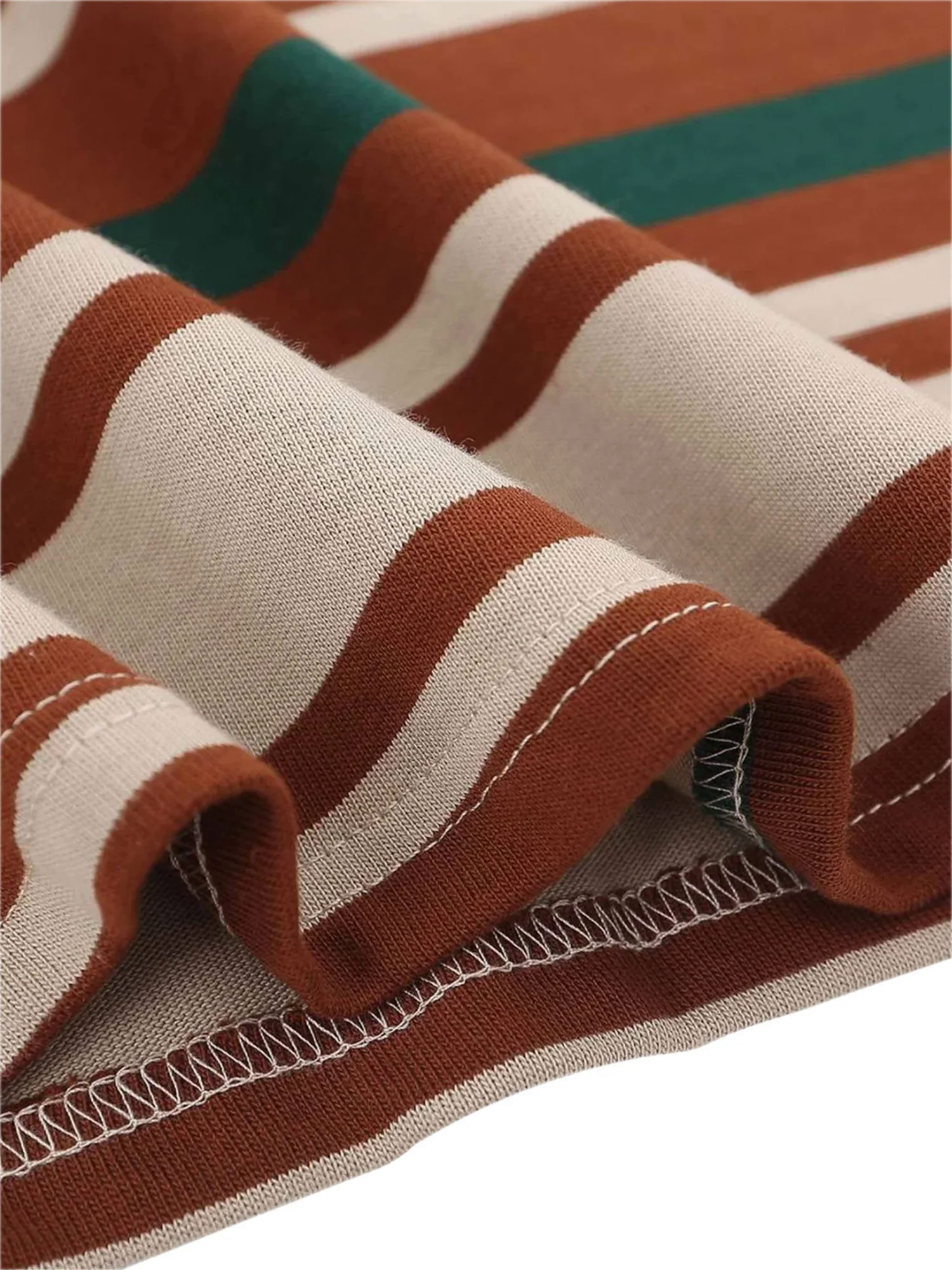 Vintage Striped Polo Shirt - 2165