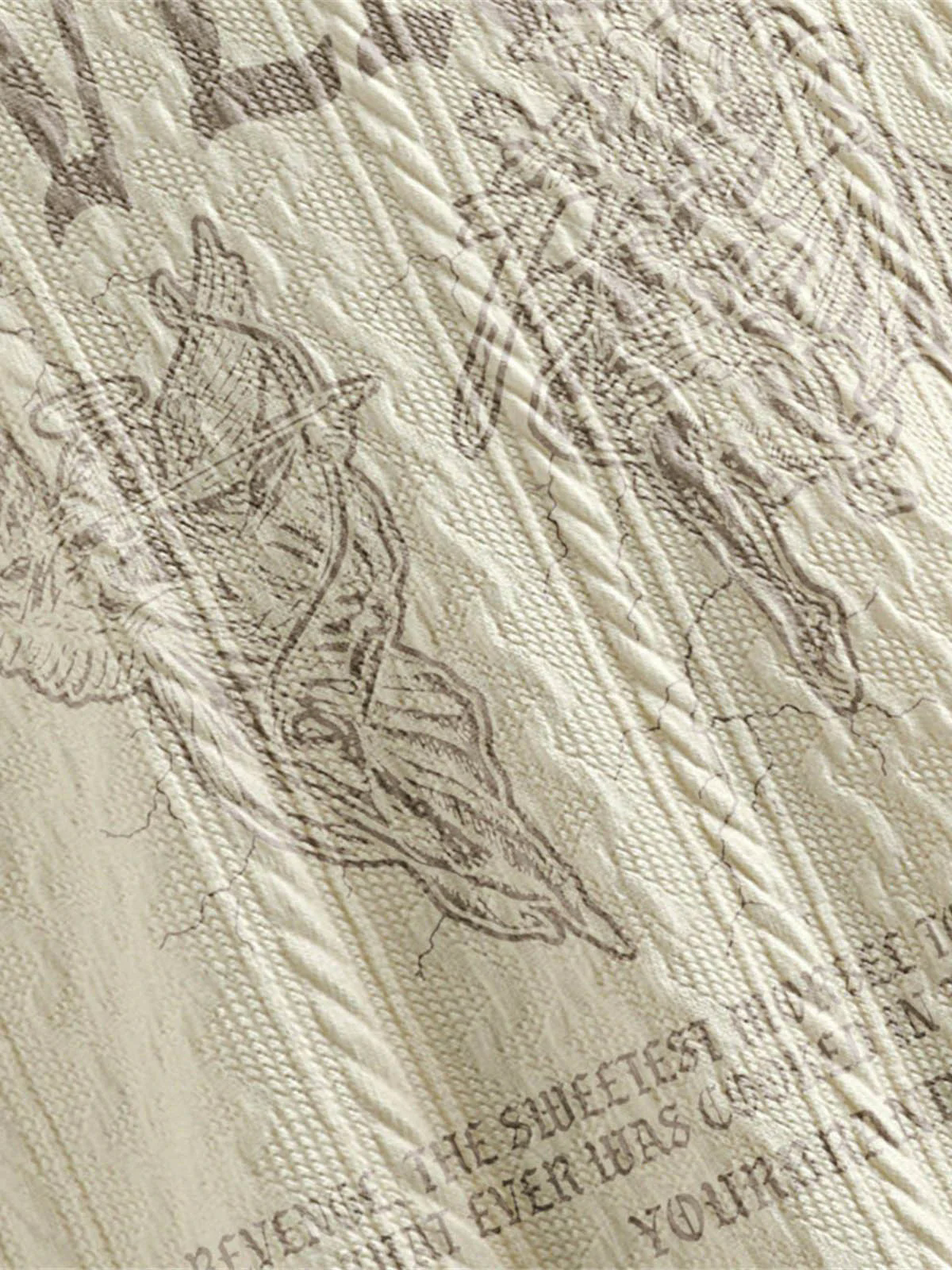 Retro Letter Print Lapel Short Sleeve Polo Shirt