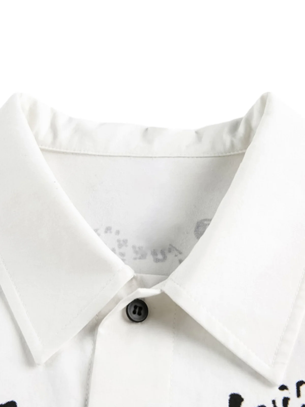 Fun Graffiti Print Short Sleeve Shirt