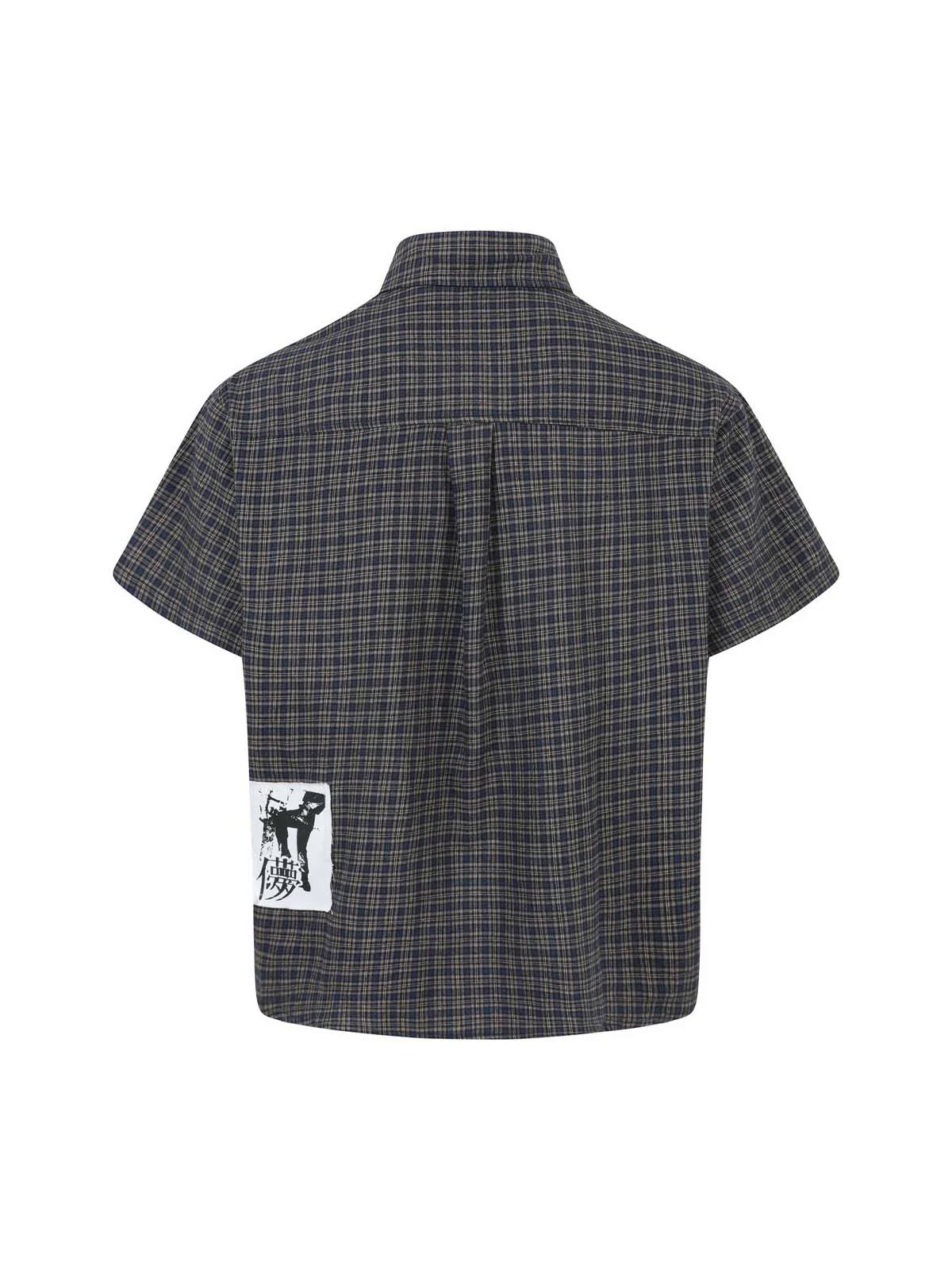 Plaid Short Sleeve Polo Shirt