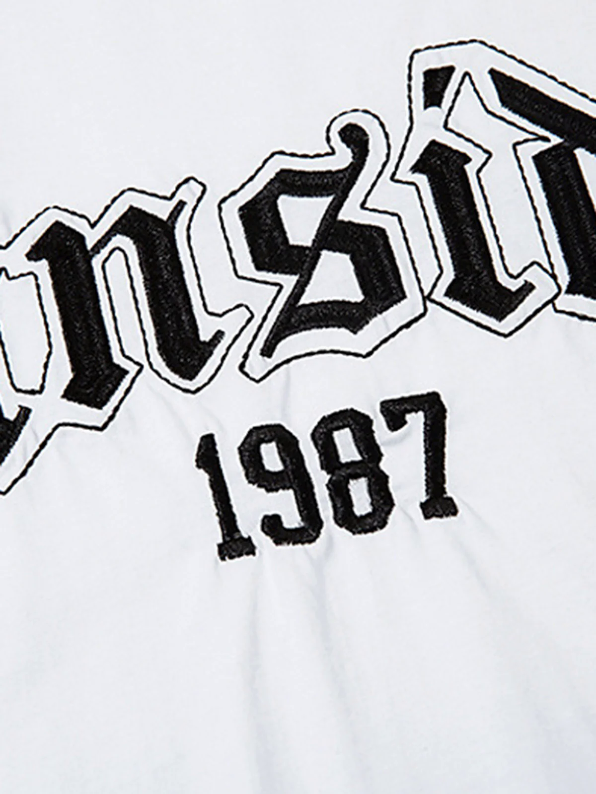 Graphic Letter Chain Vest