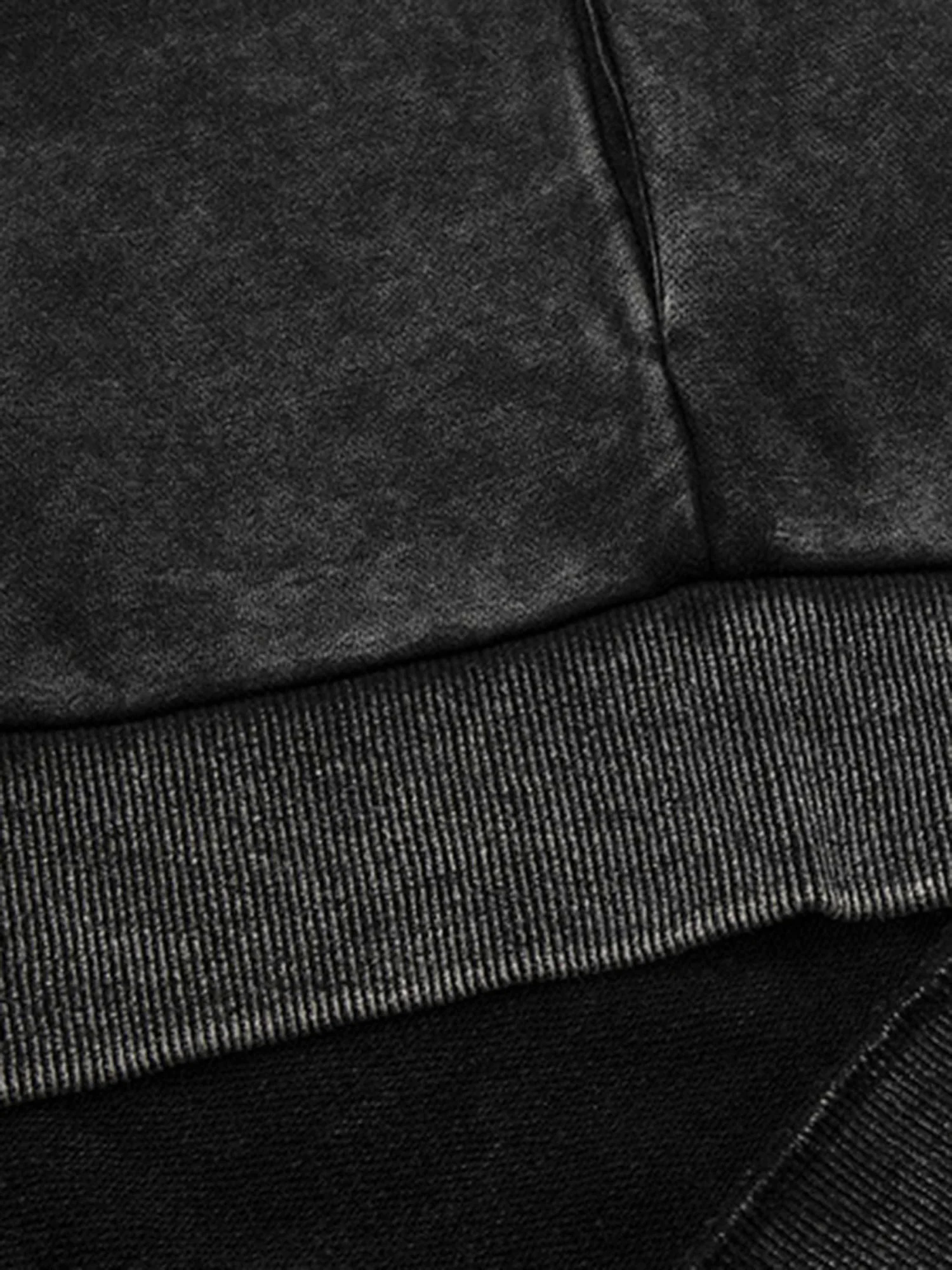 Washed And Aged Hooded Sweatshirt  - 1674