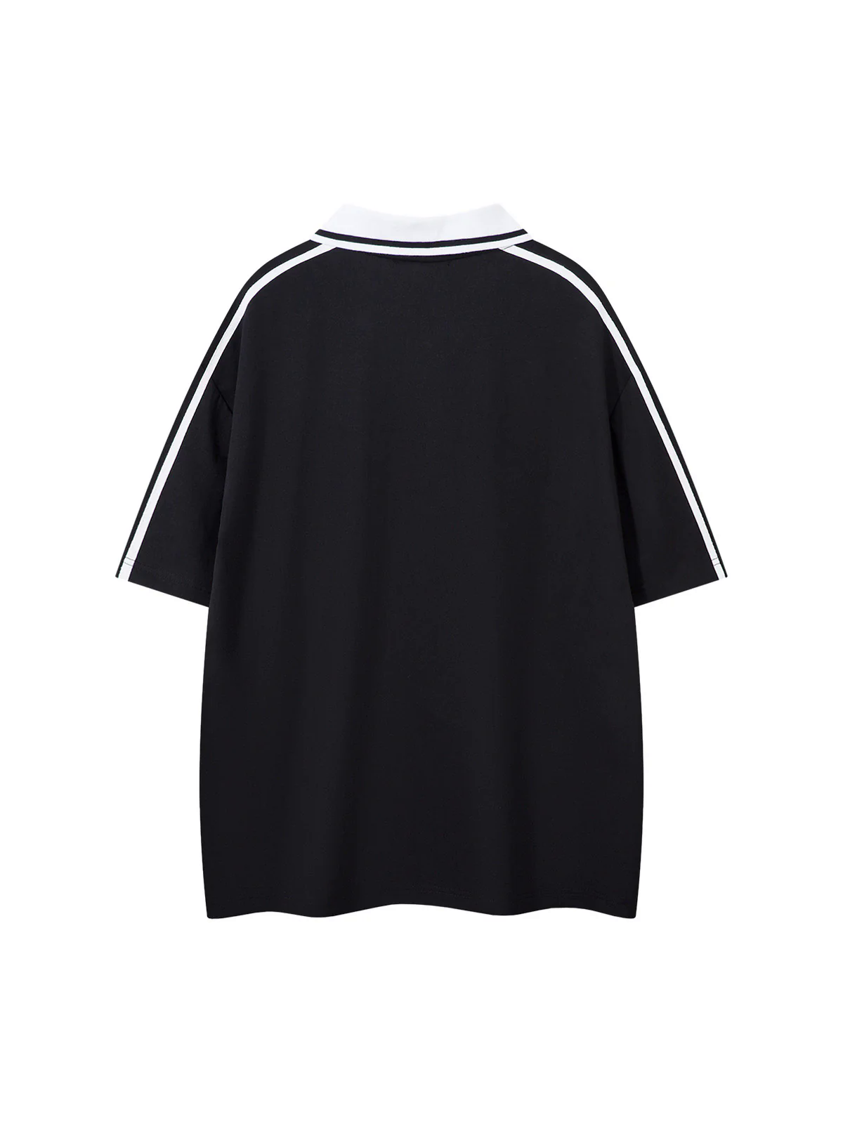 Jersey Print Short-Sleeve Polo Shirt