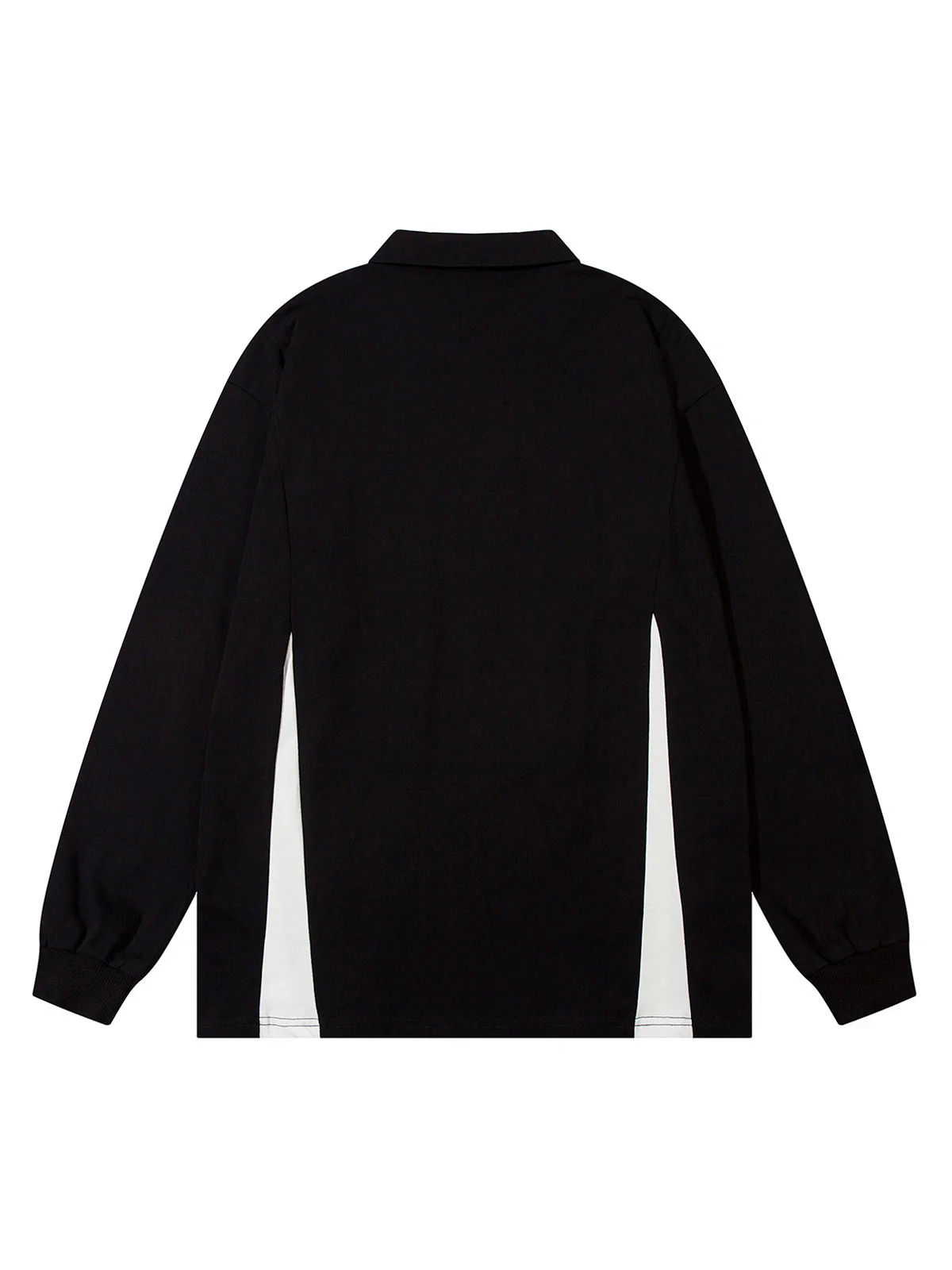 Star Color-Blocking Long Sleeve Quarter Zipper Shirt