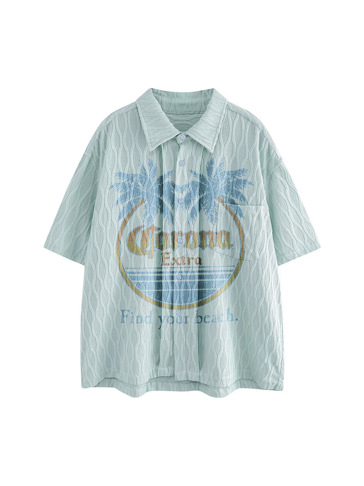 Palm Tree Short-Sleeve Shirt