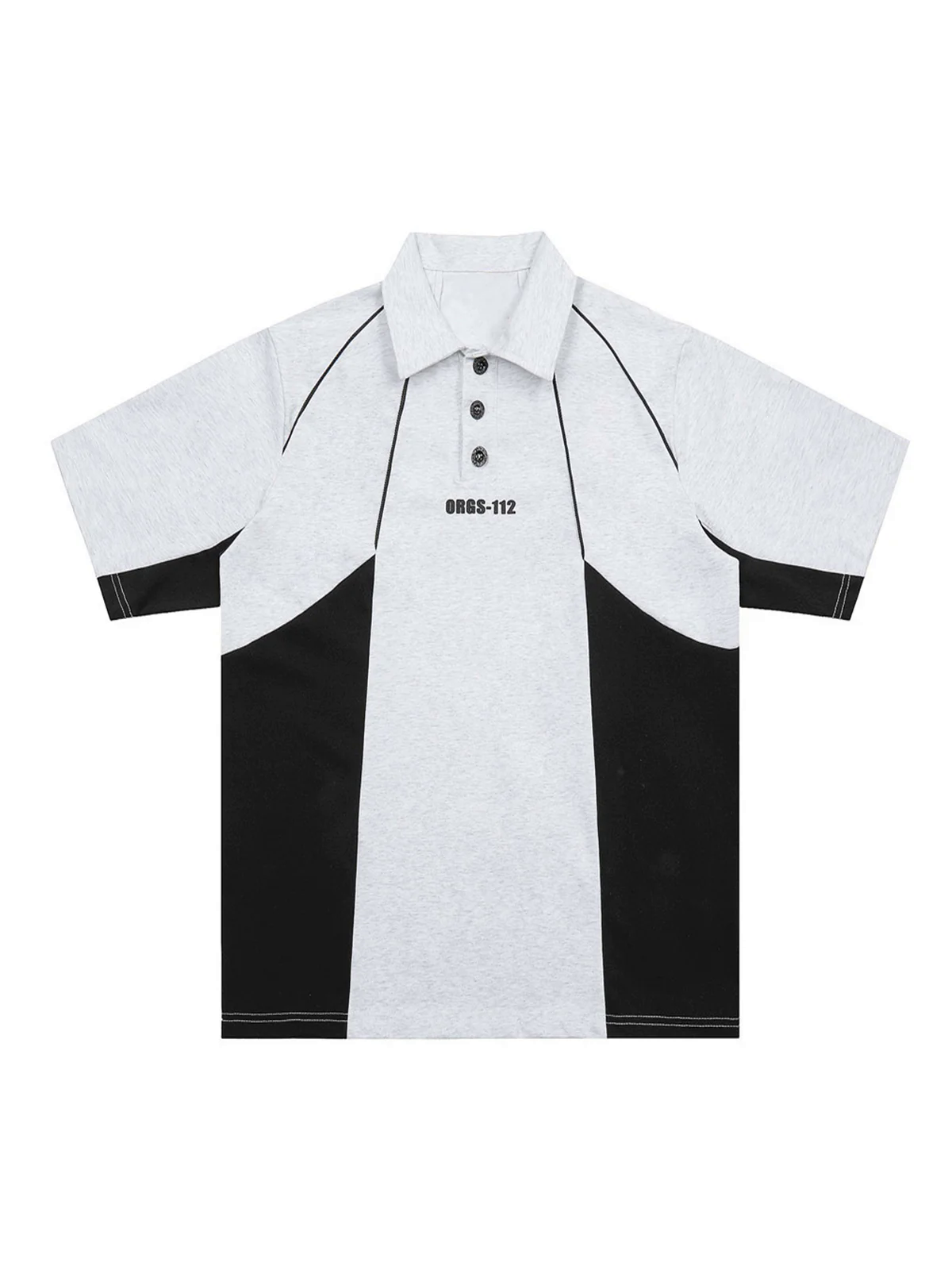 Street Contrast Panel Polo Shirt