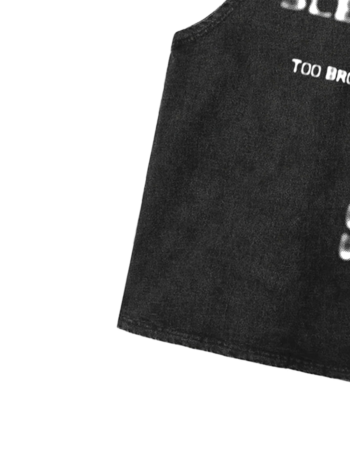 Orginal Phantom Letter Cross Print Vest