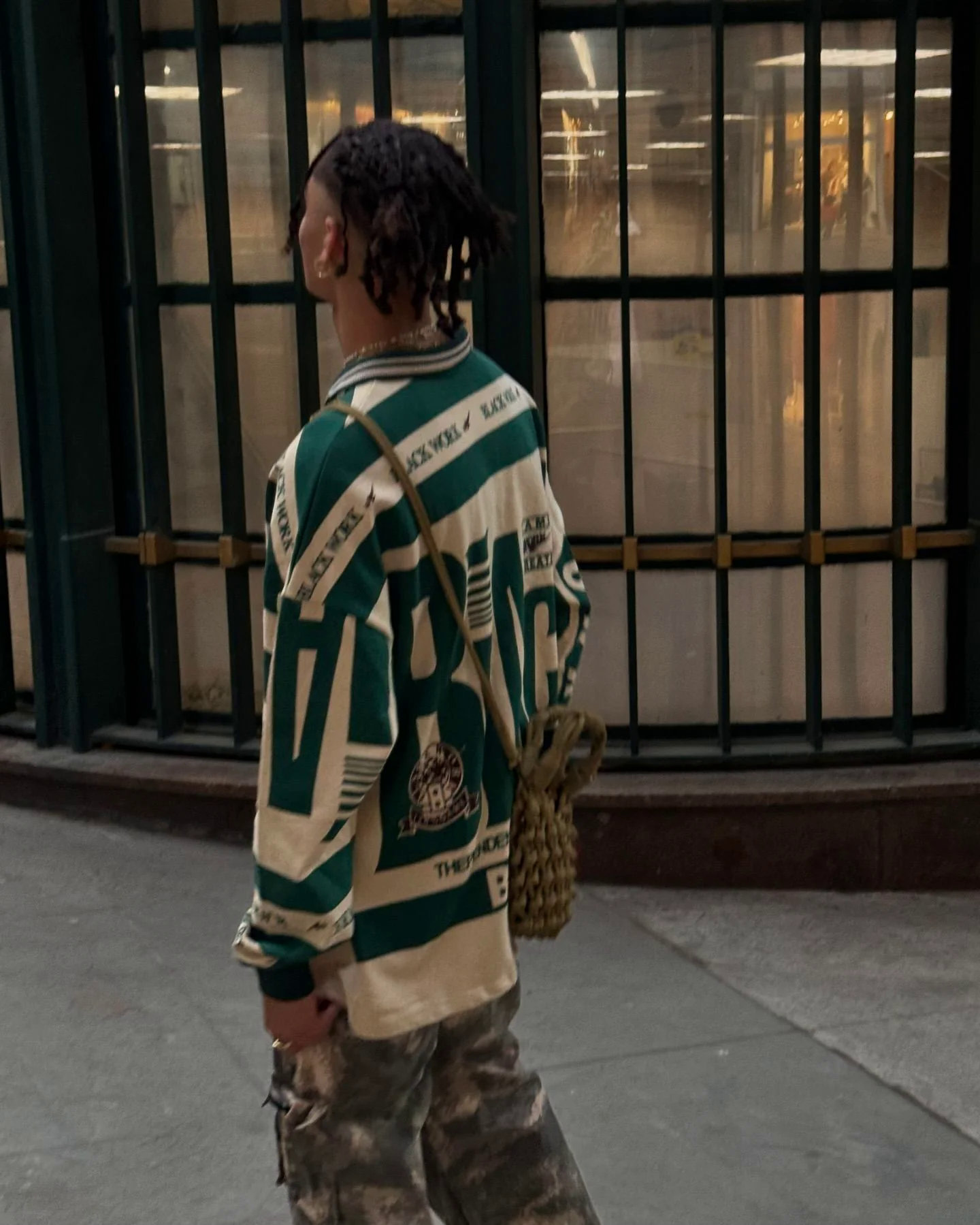 Retro Typography Polo Tee -1252