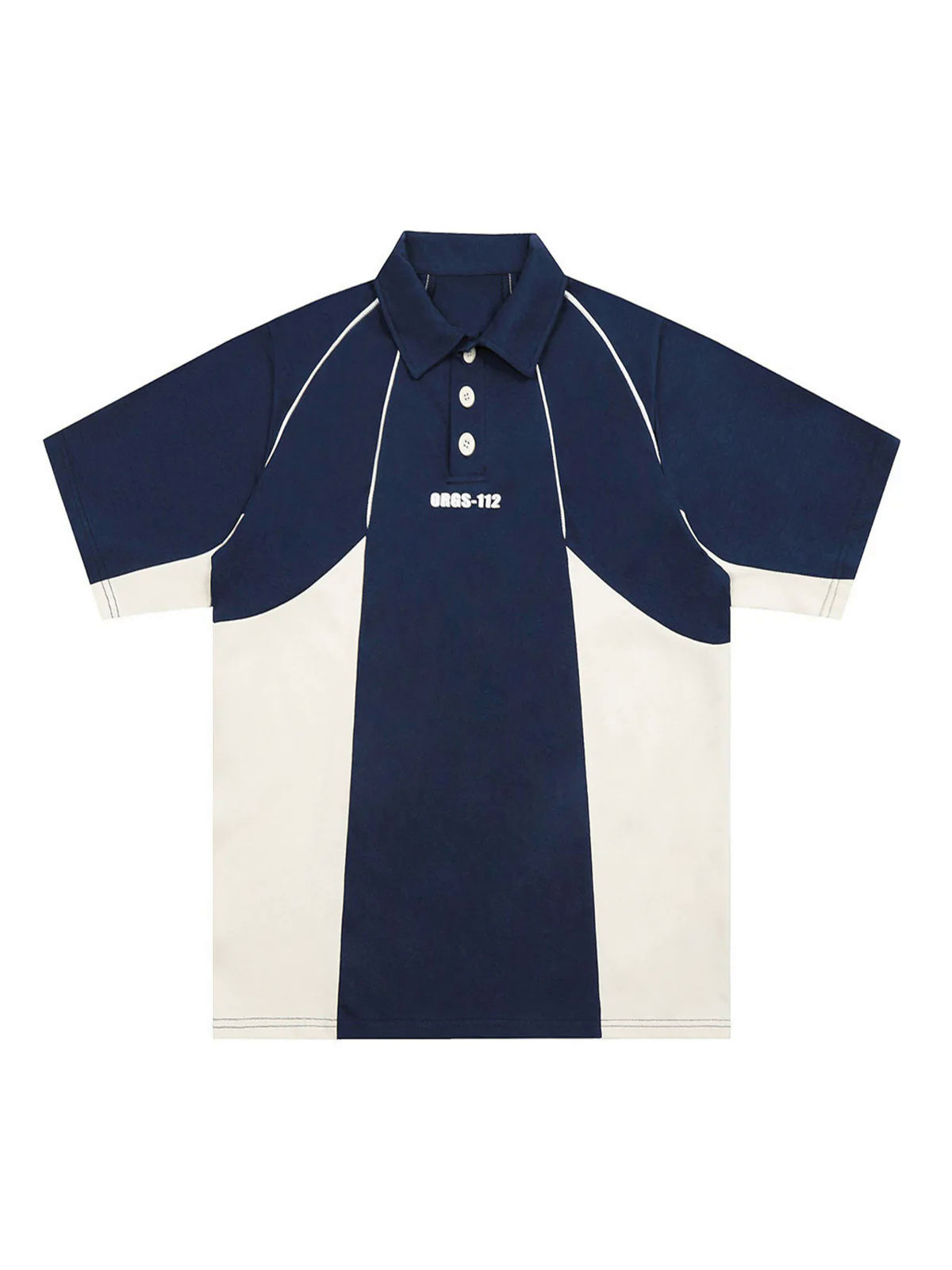 Street Contrast Panel Polo Shirt