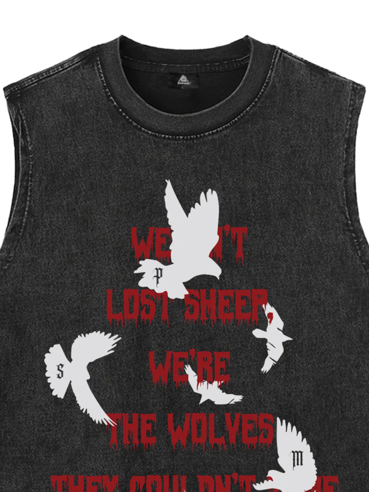 Original Saint Slogan Graphic Vest