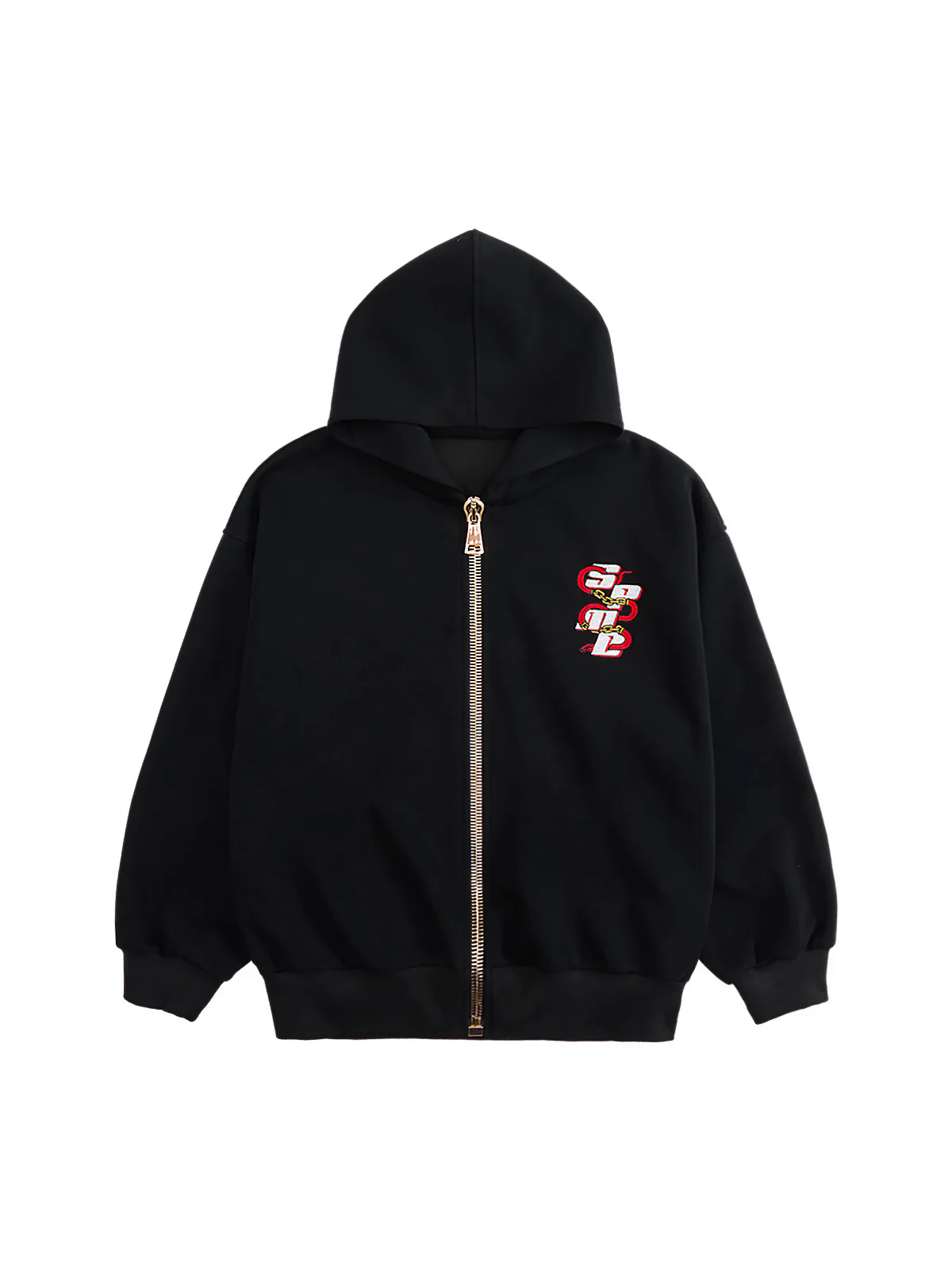 Original Embroidered Zip Up Hoodie