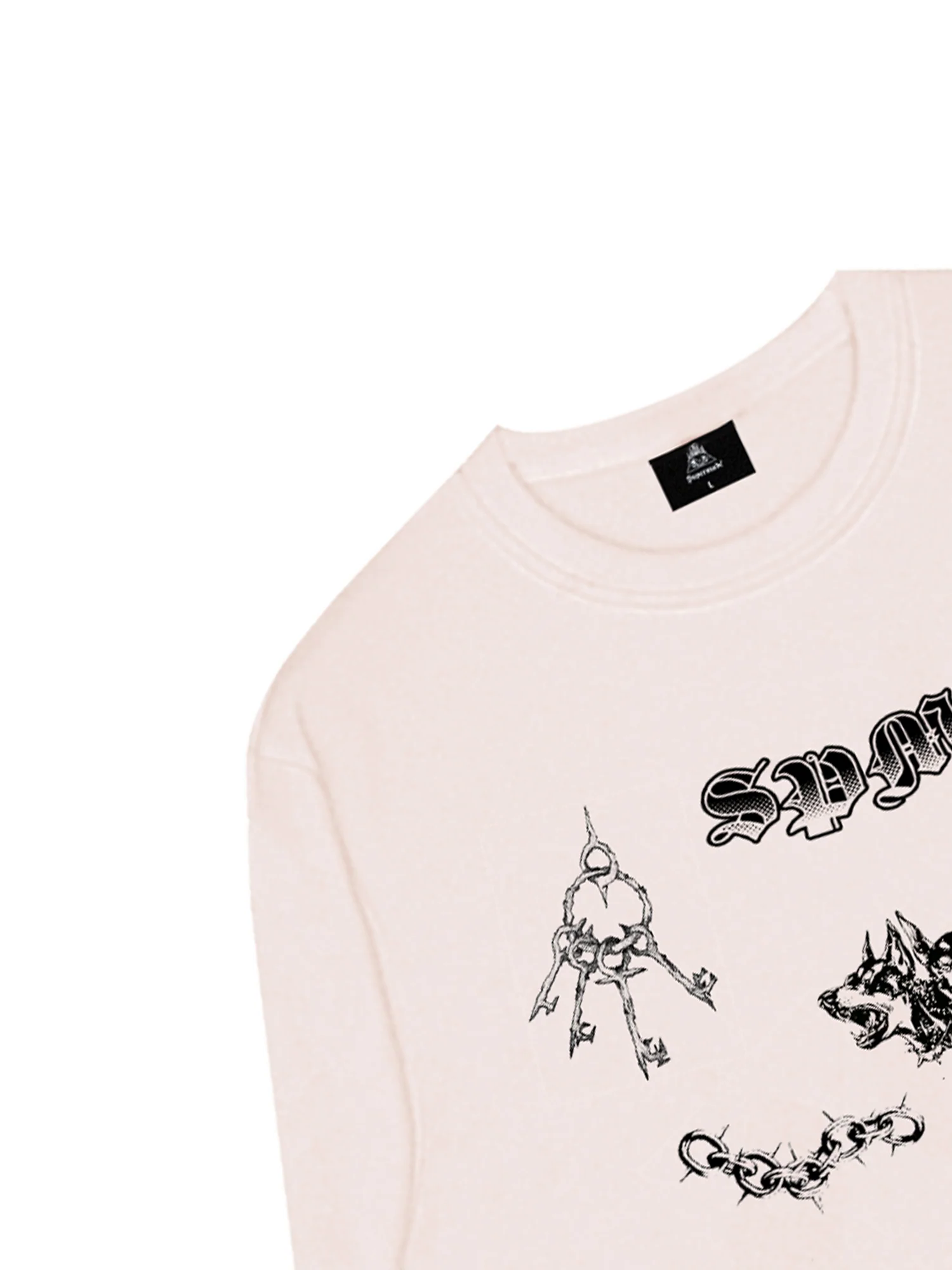 Mystic Emblem Graphic Crew Neck Sweatshirt