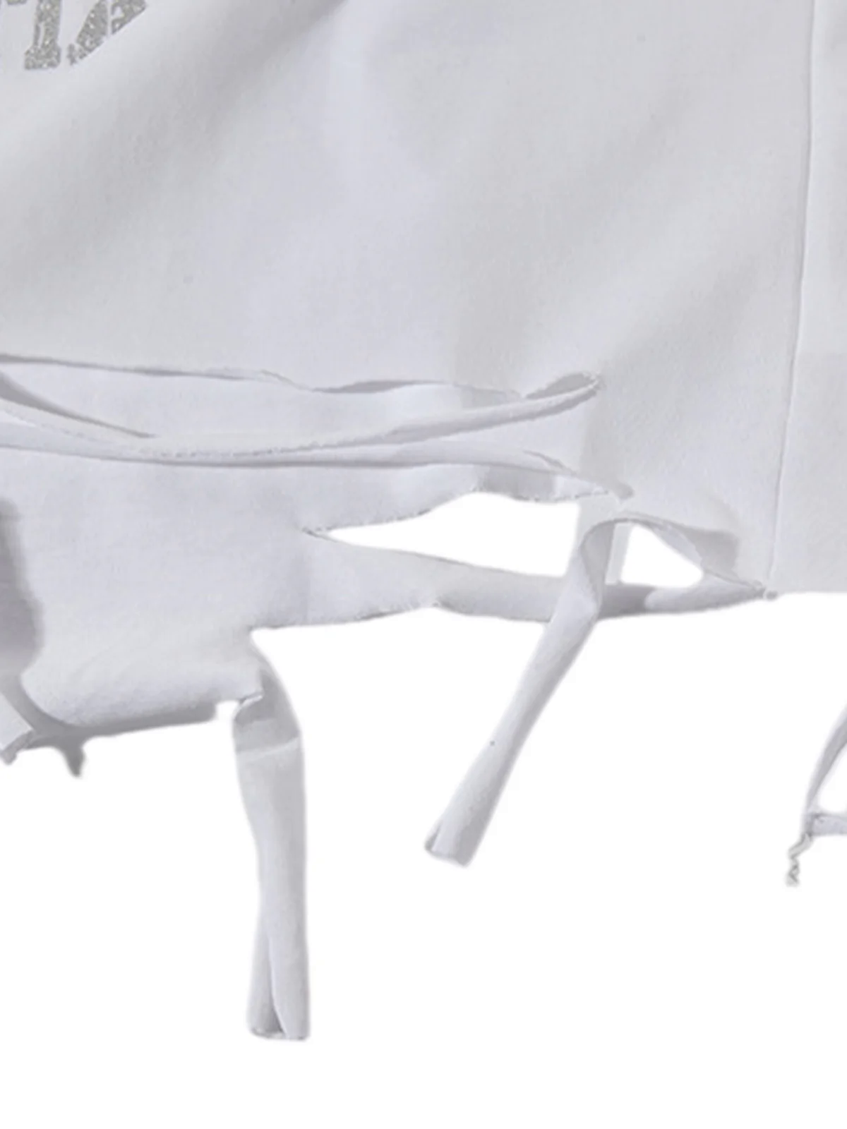 Retro Tattered Print Vest