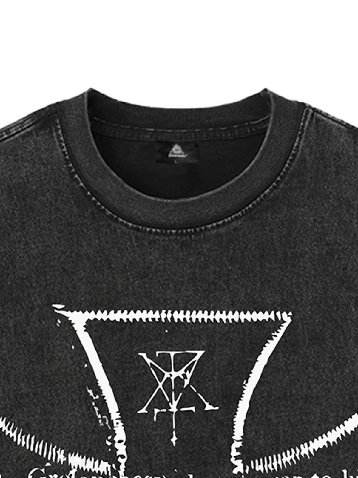 Original Distressed Cross Graphic Vest