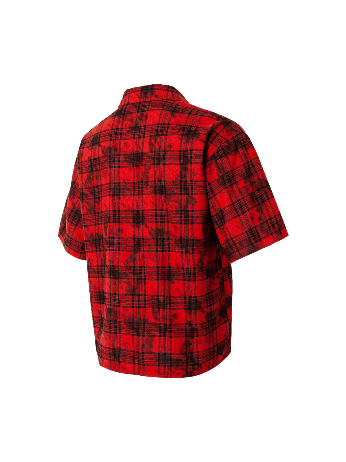 Street Creative Pin Print Plaid Shirt
