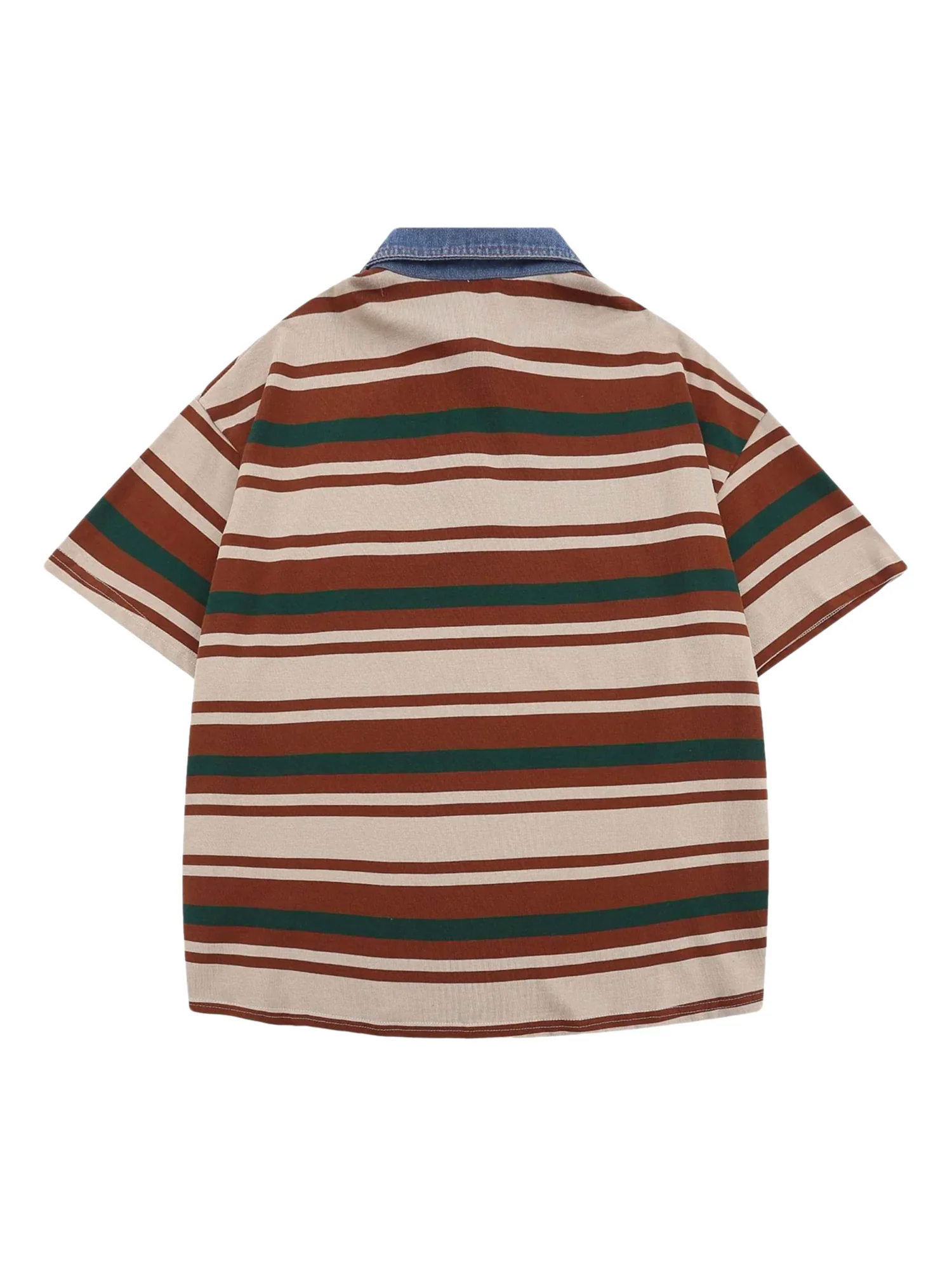 Vintage Striped Polo Shirt - 2165