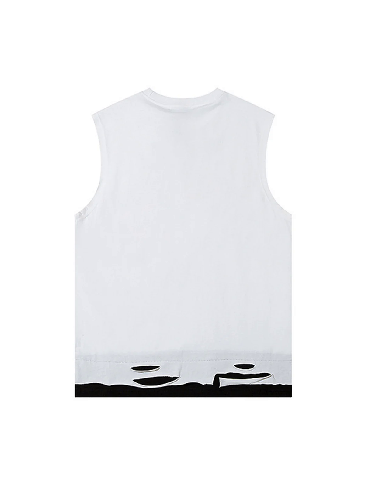 Graphic Letter Chain Vest