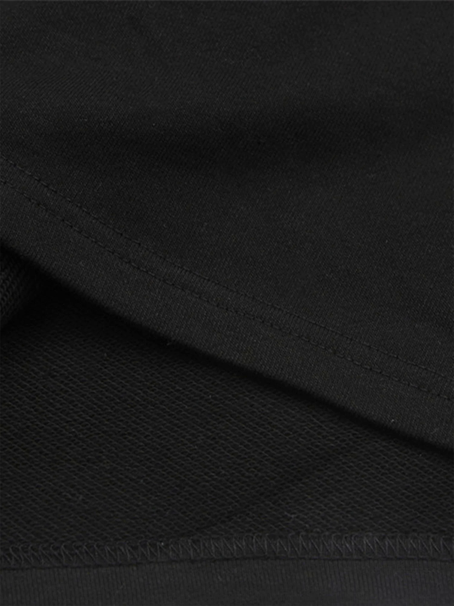 Blurred Silhouette Print Long Sleeve T-shirt