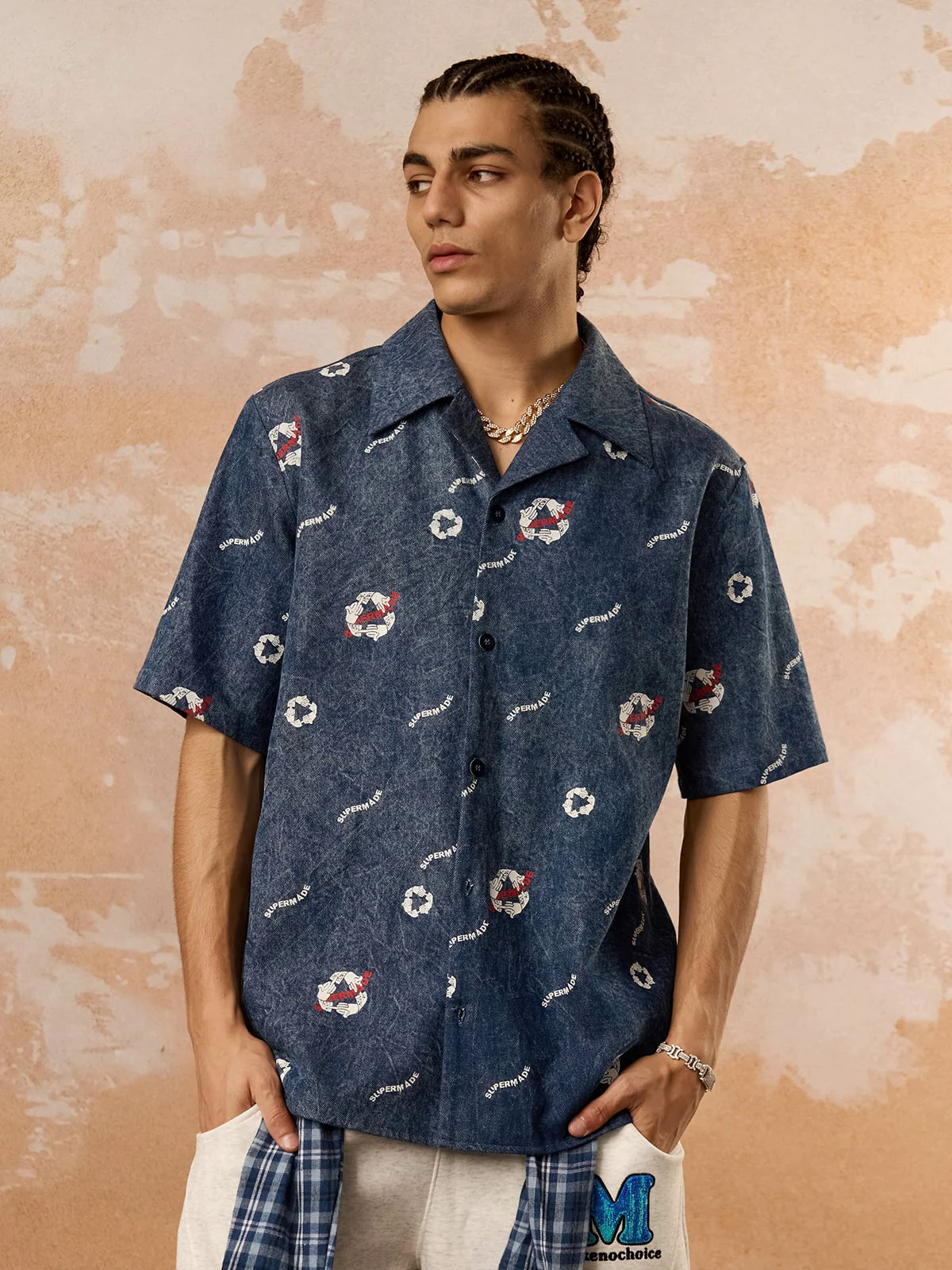 Original Print Denim Shirts