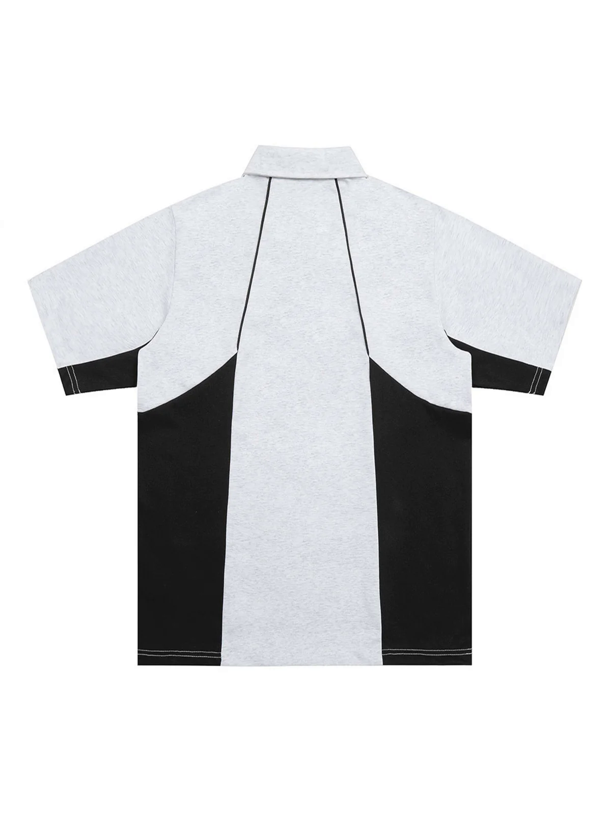 Street Contrast Panel Polo Shirt