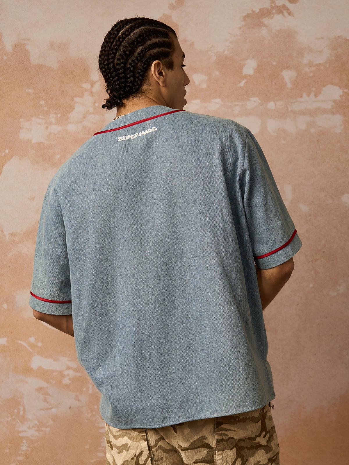 Original Contrast Color Denim Shirts